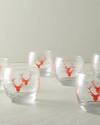Paşabahçe-Dear Deer 6'lı Cam Meşrubat Bardağı 340 Ml Kırmızı