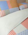 Patchform Kolay Ütülenir Tek Kişilik Nevresim Seti 160x220 cm Mavi – Bordo