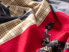 Patchy Deers Flanel Çift Kişilik Nevresim Takımı Koyu Mavi