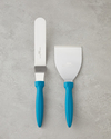 Patisserie Paslanmaz Çelik Spatula 30 cm Mavi