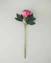 Peony Tek Dal Yapay Çiçek Koyu Pembe