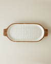 Perla Mango Sunumluk 42x18x5 cm Krem