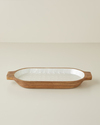 Perla Mango Sunumluk 42x18x5 cm Krem