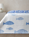 Pesca Wave  Tek Kişilik Çok Amaçlı Örtü 160x220 cm Mavi