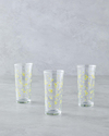 Petal Cam 3'lü Bardak 290 ml Sarı