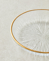 Petal Cam Çerezlik 12 cm Gold