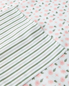 Petal Dreams Polyester Mutfak Önlüğü 75x80 cm Beyaz - Pembe