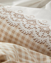 Petite Lace Pamuk Tek Kişilik Nevresim Takımı 160x220 cm Bej