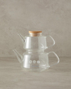 Pettine Borosilikat Çaydanlık 500 ml+890 ml Şeffaf