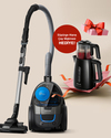 Philips 4000 Serisi FC9332/07 Toz Torbasız Süpürge + Philips HD7301/00 Çay Makinesi