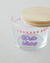 Piatto Cest Cam 2'li Baharatlik 220 ml - 220 ml Pembe - Lila