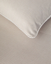 Pied de poule İpliği Boyalı King Size Nevresim Takımı 240x220 cm Bej
