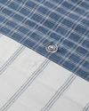 Pincheck İpliği Boyalı Çift Kişilik Nevresim Takımı 200x220 cm Mavi
