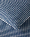 Pincheck İpliği Boyalı Çift Kişilik Nevresim Takımı 200x220 cm Mavi