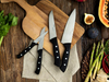Pirge English Home Master Cut Çelik Sebze Bıçak Siyah