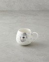 Pisces New Bone China Kupa 325 ml Siyah-Beyaz-Gold