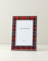 Plaid Çerçeve Bordo