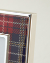 Plaid Çerçeve Bordo
