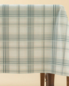 Plaid Cover Pvc Masa Örtüsü Bej