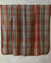 Plaid Waffle Scotch Tek Kişilik Battaniye Terracotta