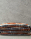 Plaid Waffle Scotch Tek Kişilik Battaniye Terracotta