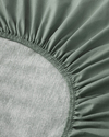 Plain Pamuk Çarşaflı Çift Kişilik Nevresim Takımı 200x220 cm Yeşil-mor
