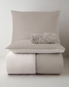 Plain Pamuk Çarşaflı Tek Kişilik Nevresim Takımı 160x220 cm Taş Rengi-Ekru