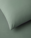 Plain Pamuk Çarşaflı Tek Kişilik Nevresim Takımı 160x220 cm Yeşil-mor