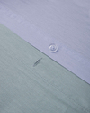 Plain Pamuk Çift Kişilik Nevresim Takımı 200x220 cm Ortanca Mavi-Su Yeşili