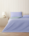 Plain Pamuk Çift Kişilik Nevresim Takımı 200x220 cm Ortanca Mavi-Su Yeşili