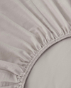 Plain Pamuk Çift Kişilik Nevresim Takımı 200x220 cm Taş Rengi-Ekru