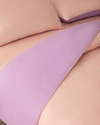 Plain Pamuk Tek Kişilik Nevresim Takımı 160x220 cm Toz Pembe-Leylak
