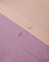 Plain Pamuk Tek Kişilik Nevresim Takımı 160x220 cm Toz Pembe-Leylak