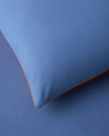 Plain Pamuk Tek Kişilik Nevresim Takımı 160x220 cm Mavi-Turuncu