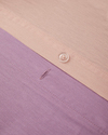 Plain Pamuk Tek Kişilik Nevresim Takımı 160x220 cm Toz Pembe-Leylak