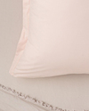 Plain Pamuklu Oxford Yastık Kılıfı Toz Pembe