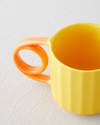 Playful Twist Seramik Kupa 350 ml Sarı-Turuncu