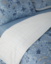 Poetica Pamuk Tek Kişilik Çarşaflı Nevresim Takımı 160x220 cm Mavi