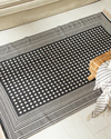 Points Dokuma Kilim 120x180 cm Bej - Siyah