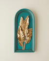 Polin Polyresin Duvar Aksesuarı 15x3x32,5 cm Yeşil-Gold