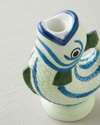 Polly Seramik Dekoratif Obje 16 cm Mavi-yeşil