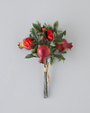 Pomegranate Branch Tek Dal Yapay Çiçek 20 cm Kırmızı