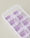 Posuda Plastik 3’lü Buz Kalıbı Mutfak Gereci 7x12,5x3,5 cm Lila