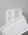 Posuda Plastik 3’lü Mini Buz Kalıbı 7 x 12,5 x 3,5 cm Krem