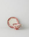 Preston Stoneware 2 Parça 1 Kişilik Kahve Fincan Takımı 100 ml Bordo