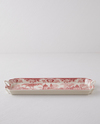 Preston Stoneware Kayık Tabak 38 cm Bordo