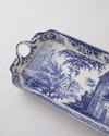 Preston Stoneware Kayık Tabak 38 cm Lacivert