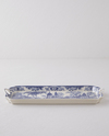 Preston Stoneware Kayık Tabak 38 cm Lacivert