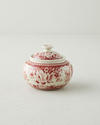 Preston Stoneware Şekerlik 10,5x10,5x8,5 cm Bordo