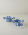 Pretty Mini Tencere Seti 16-18 cm Mavi